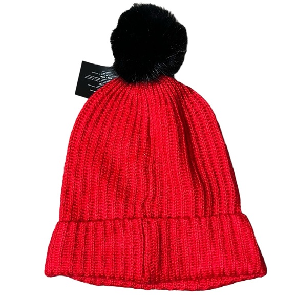 Victoria’s Secret | NWT Red logo ribbed knit beanie - Picture 5 of 8